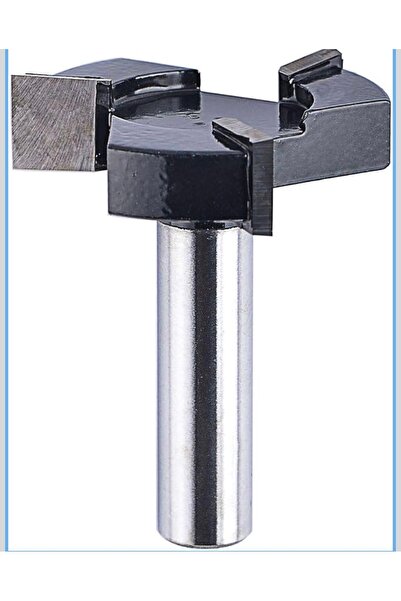 TECHNO 8Q 1,27 cm CNC Spoilboard Yüzey Freze Uçları 3 Yivli 5,08 cm Kesme Çap...