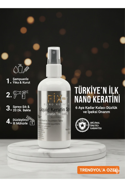 Fix Nano Keratin Liquid Keratin Spa – Sıvı Keratin Bakım Spreyi (300 ml)