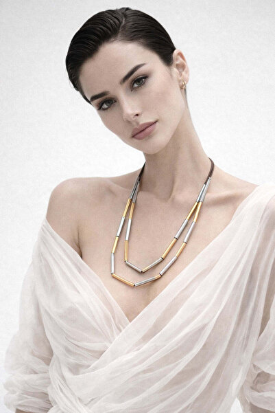 Dual Necklace-Gold / Imitation jewelry