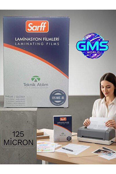 SARFF A5 125 MİCRON 100 LÜ LAMİNASYON FİLMİ
