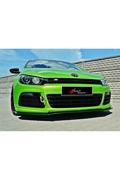 Tuning Vadisi Scirocco R Tampon Uyumlu Ön Lip (Plastik) 2008-2013 arası Tampo...