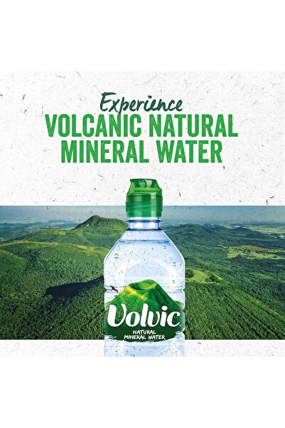Volvic Natural Mineral Water With Sports Cap 750ml Pack of 12