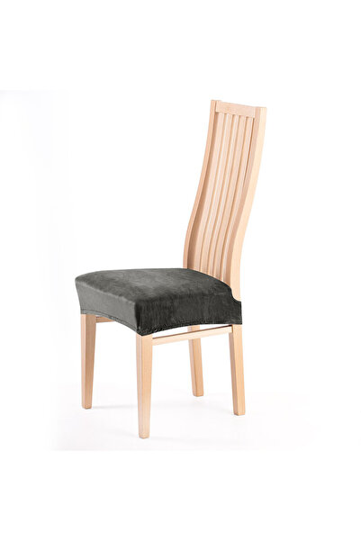 Amelia Home Velvet chair cover with Stretchy seat, 190 g/m2, Sento, 40x40x5 c...