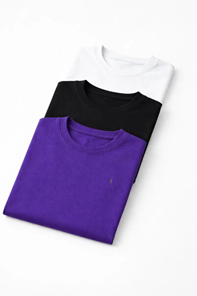 COMBİNE MİCHAİL Pantaloni negri in pentru bărbați cu talie elastică