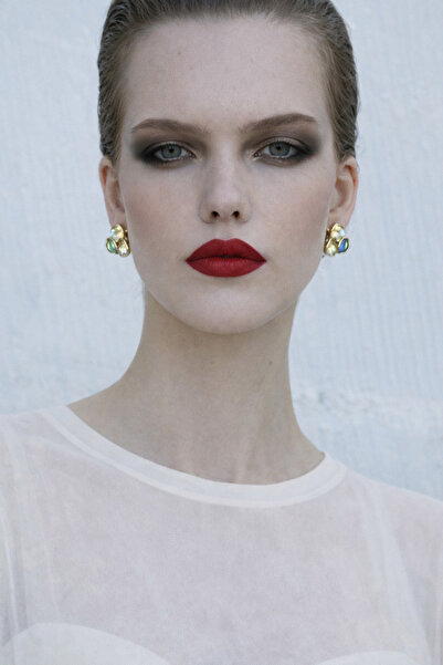 Flow Earrings-Gold / Drop / Imitation jewelry