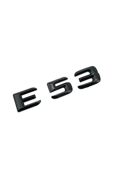 MERCEDES Emblemă E 53 Neagră, pentru portbagaj