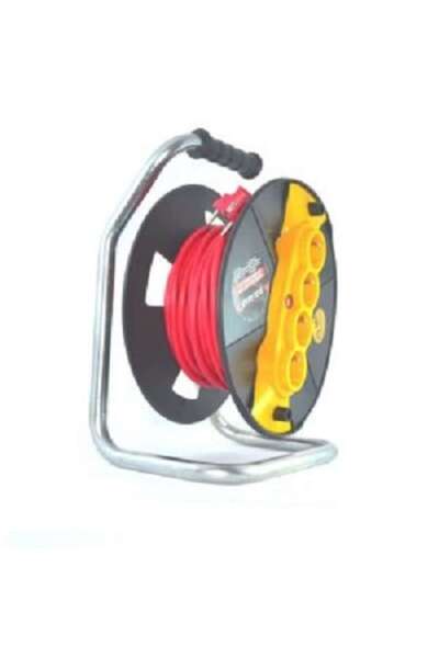 Bul-Max Rolă extensie, 4 ieșiri, 50m, 3*2.5mm, multicoloră