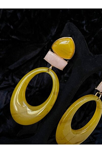 Luxiva Natural Stones Long Dangle Women's Earrings