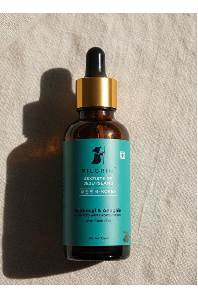 Pilgrim خلاصة متطورة لنمو الشعر - زيت الخروع والنياسيناميد مع الشاي الأخضر