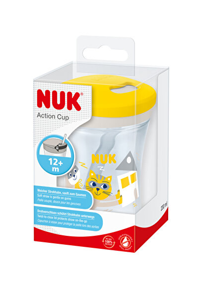 Nuk Evolution Action Cup with Straw 230 ml from 12 months Unisex