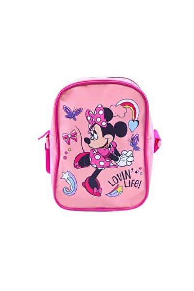 MINNIE Shoulder Bag Polyester, Minnie, Loving Life, Pink, 21x15x8 cm