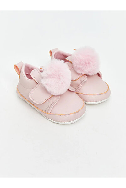 LC Waikiki Lcw Steps Pink Velcro Baby Girl Pre-Walking Shoes