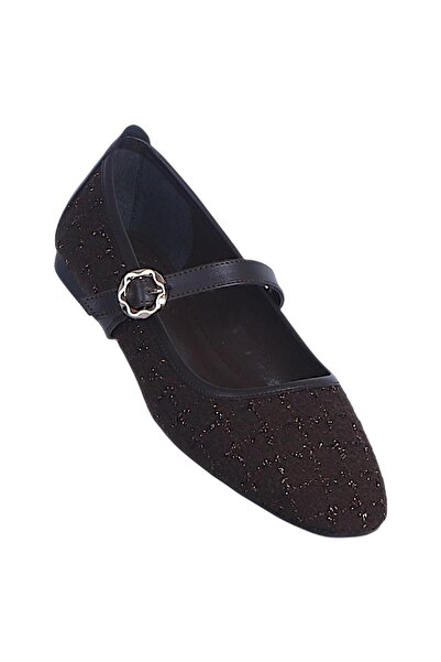 Crista C10 Maro cu model Pantofi de damă balerini