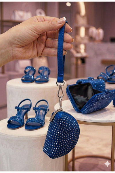 Merdiven6 Μίνι τσάντα χειρός με στρας