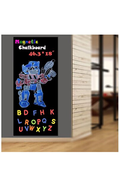 Arabest ورق لاصق مغناطيسي للسبورة، 45 × 120 سم، ملصق جداري مغناطيسي ذاتي اللص...