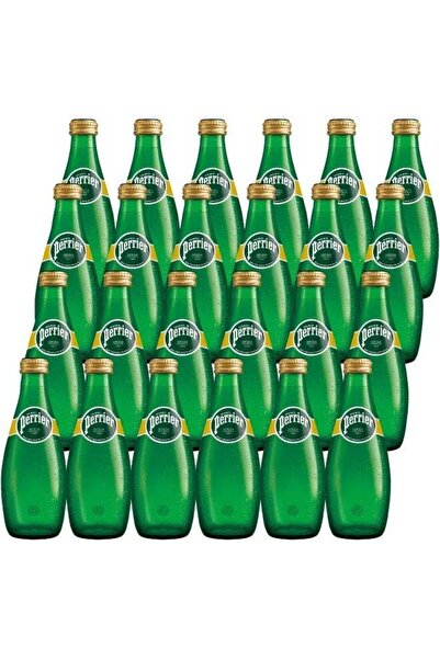 Perrier Glass Bottle Natural Sparkling Water - 200ml (Pack of 24)