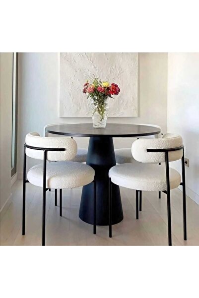 Has Grup Masa Sandalye Teddy Sandalye Mutfak Sandalyesi (2 ADET) Salon Sandal...