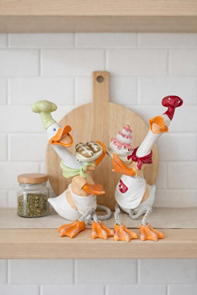 renklifircahobi RENKLİ FIRÇA PASTACI ÖRDEKLER POLYESTER BİBLO HEDİYELİK