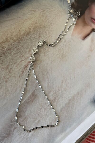 Trendy Butik Çeli Damla Taşlı Şahmeran