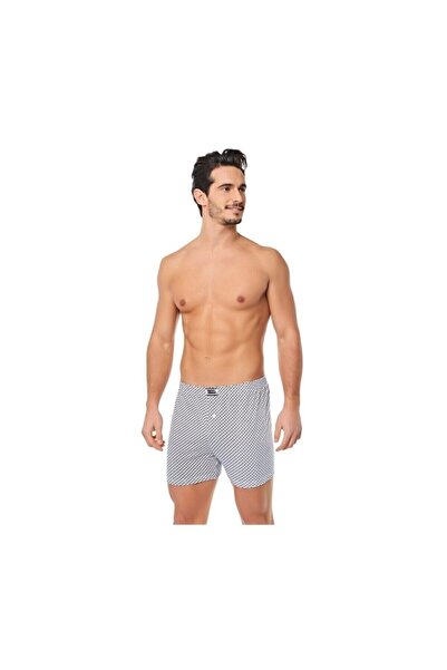HARMAN TEKSTİL Harman Seher Empirme Men's Patterned Boxer 3-Pack