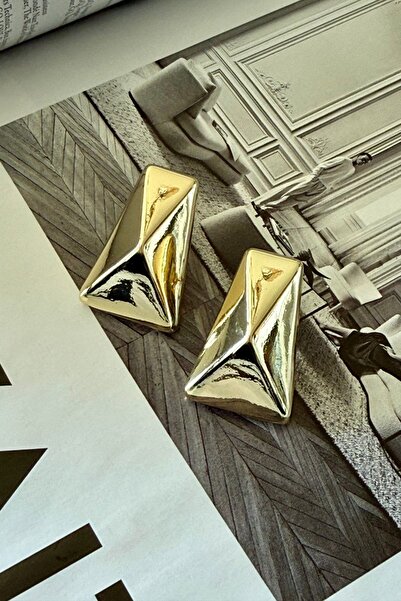 Trendy Butik أقراط شوبينغ رباعية الشكل