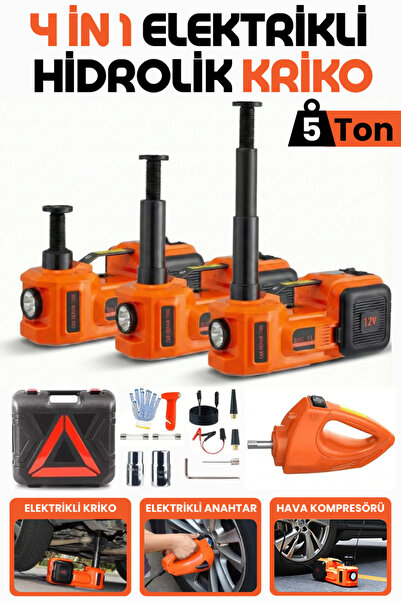 Enshall Çakmaklık Girişli Hidrolik 5 Ton Taşıma Kapasiteli Kompresör Özellikl...