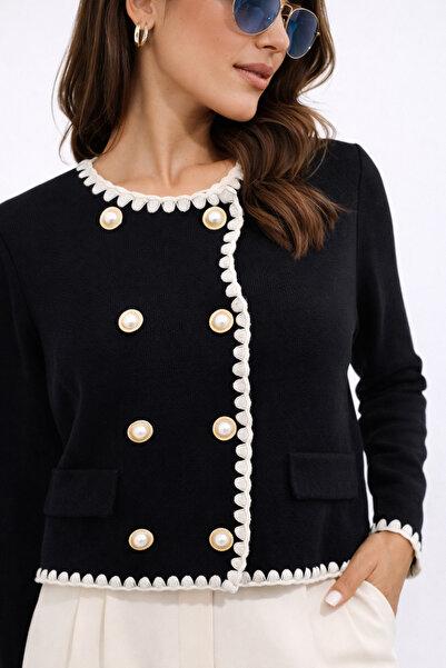 FİFTY ONE Button Detailed Knitted Cardigan