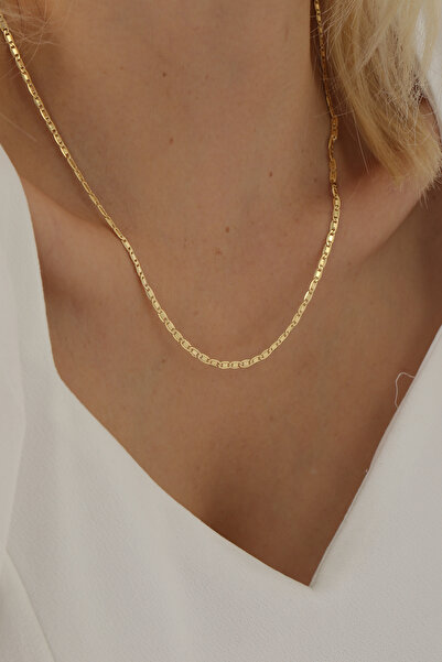 YAVUZ KUYUMCULUK 14 Ayar Altın Ezme Zincir