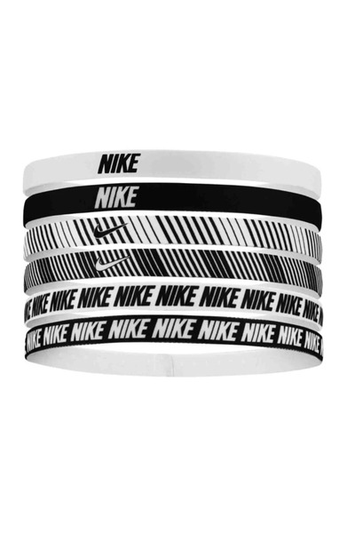 Nike Unisex Λευκές Κλασικές Κορδέλες Μαλλιών Flex 6 τεμαχίων με Σχέδια N.101....