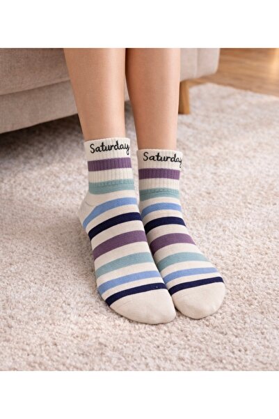 monchermo Çizgili saturday Çorap