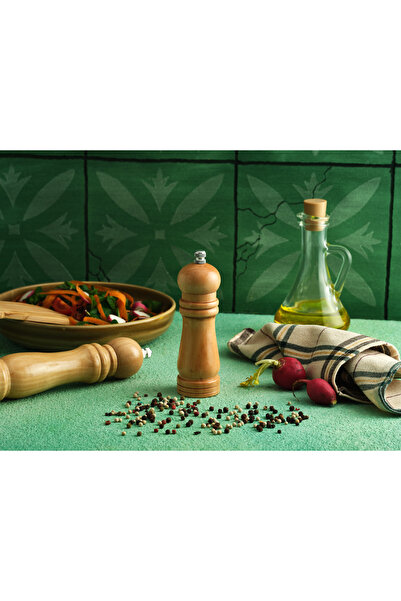 Hedisam 13 cm Wooden Salt and Pepper Mill – Compact Designs and Fresh Flavor