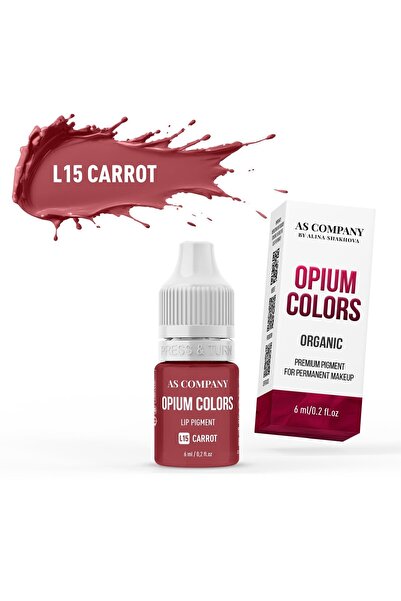 AS COMPANY Carrot Organik Kalıcı Makyaj Dudak Pigmenti 6 ml - L15
