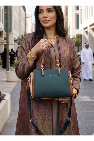 Just Polo Original Women's Shoulder and Clutch Bag Polo Fabric