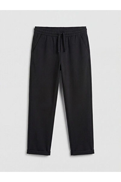 LC Waikiki Lcw Vision Black Elastic Waist Boys' Trousers