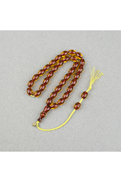 LapisDo Omari Ateş Kehribar Beyzi croială Oturtma Imameli Sistemli 8.5x11mm T...