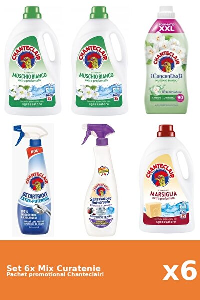 Chanteclair Set of 6 Chanteclair Cleansing Mix: Marseille, Strong, Lavender, ...