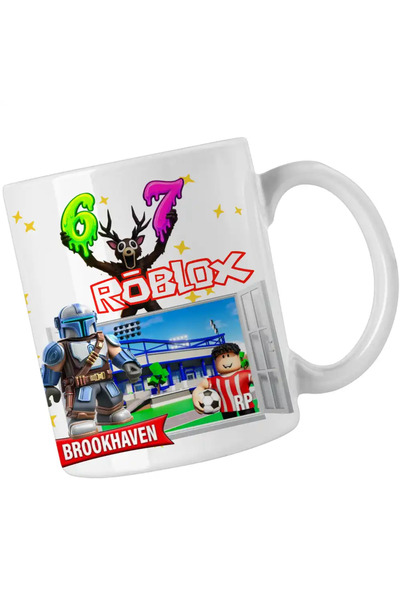 OEM Brookhaven Roblox Mandalorian Mug