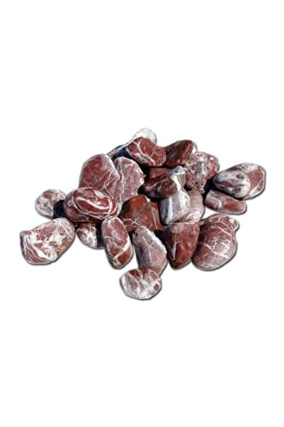 OEM Sac rotund cu piatră roșie de grădină 25 kg