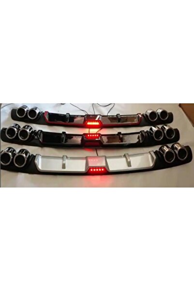 umtauto Yeni Model Ledli Çakarlı Difüzör Piano Black