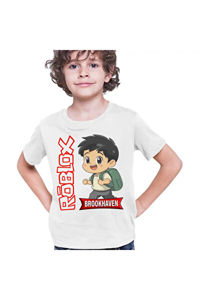 OEM Brookhaven Roblox Gamer Kids Boys T-Shirt
