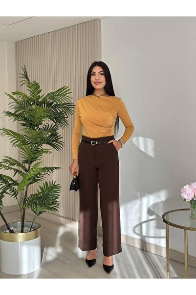 ALVOR Double Legged Belt Piece Fabric Trousers