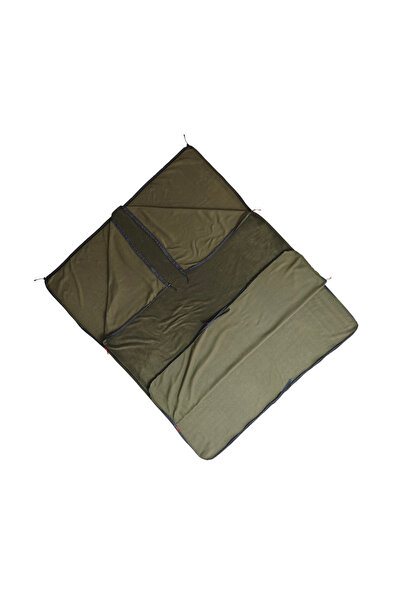 Naturecamp Deni Haki Birleşibil pentru două persoane în polar Sac de dormit p...