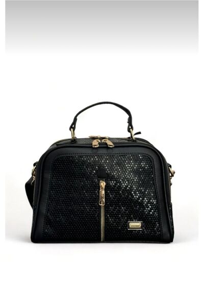 Sanmorris Women's 2-Compartment Classic Handbag and Shoulder Bag