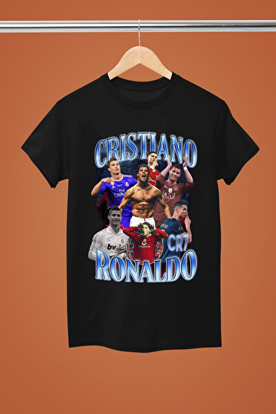 MAGORS TRICOU RONALDO CR7 IMPRIMAT CU MÂNECĂ SCURTĂ, MODEL REGULAR, PACHET DE...
