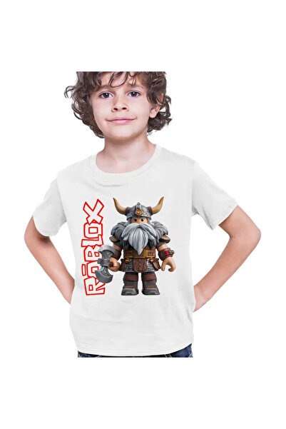 OEM Tricou Copii Baieti Roblox Viking Warrior
