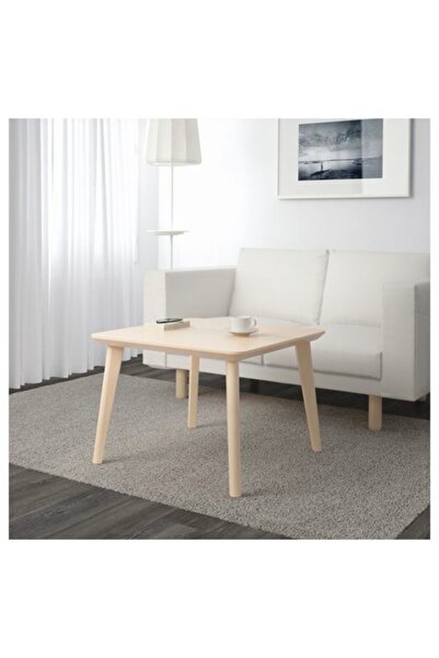 IKEA LİSABO Orta sehpa, dişbudak kaplama, 70x70 cm