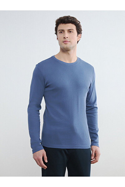 LC Waikiki Özmarka New Season Crew Neck Long Sleeve Men's T-Shirt