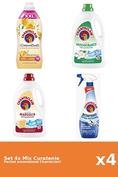 Chanteclair Set 4 Mix Curatenie Chanteclair: Marsilia, Portocale, Puternic, M...
