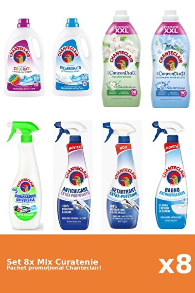 Chanteclair Set 8 Mix Curatenie Chanteclair: Lamaie, Bicarbonat, Lotus, Clasi...