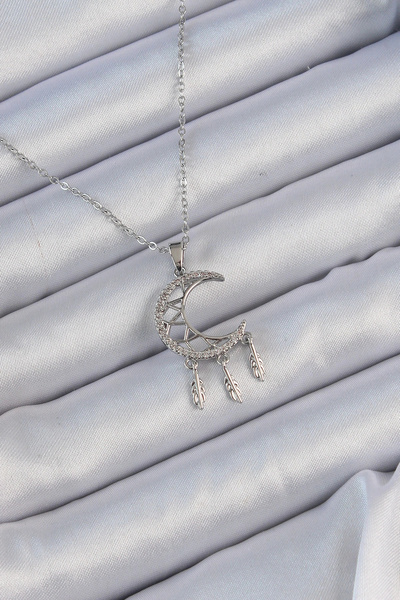 online kapsulavm avm alışveriş 316L Steel Chain Silver Color Engraved Zircon ...
